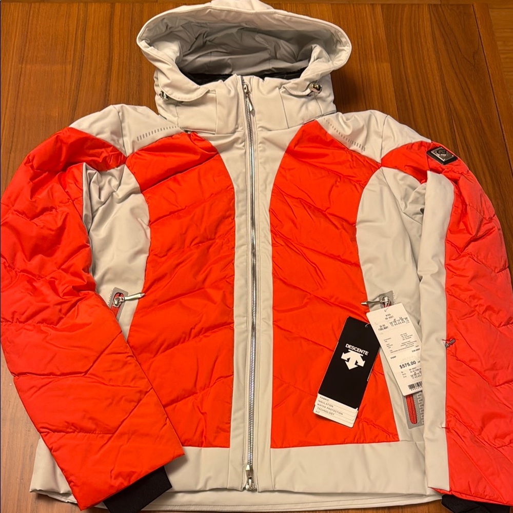 Descente Vibrant Red and Gray Jacket